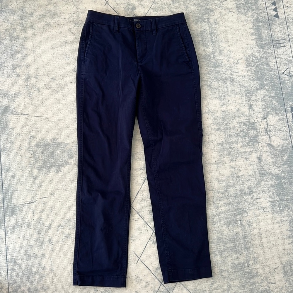 J. Crew High Rise Girlfriend Chino Pants